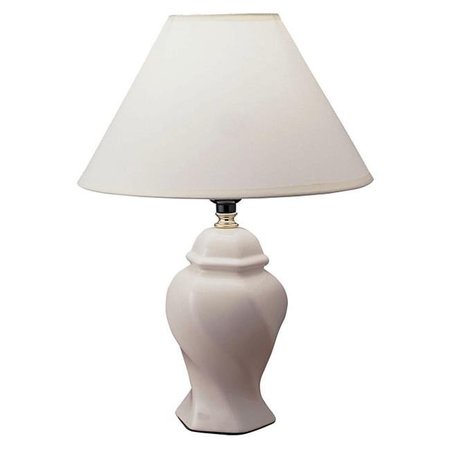 ORE INTERNATIONAL Ore International 606IV Ceramic Table Lamp - Ivory 606IV